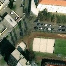 Sand Volleyball Court — aerial view