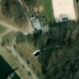 Sand Volleyball Court — aerial view