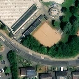 Sand Volleyball Court, Haßfurt — aerial view