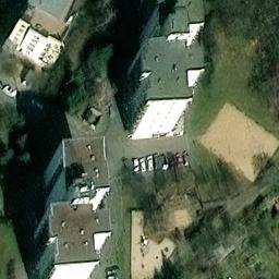 Sand Volleyball Court — aerial view