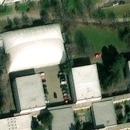 Sand Volleyball Court — aerial view