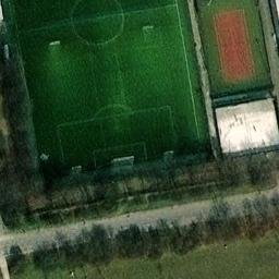 Sand Volleyball Court — aerial view