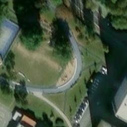 Volleyball Court near Kolín — aerial view