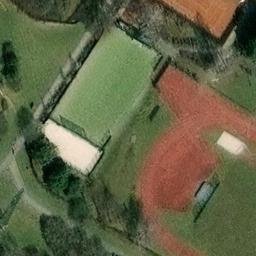 Sand Volleyball Court — aerial view