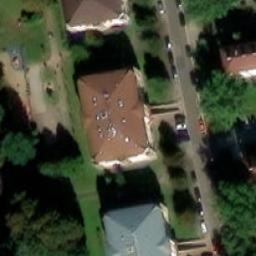 Volleyball Court near Pardubice — aerial view