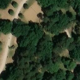 Sand Volleyball Court in Sennfeld, Bayern — aerial view