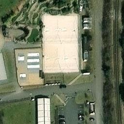 Sand Volleyball Court — aerial view