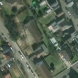 Volleyball Court, Raunheim — aerial view