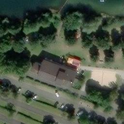 Sand Volleyball Court, Mörfelden-Walldorf — aerial view