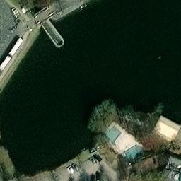 Sand Volleyball Court — aerial view