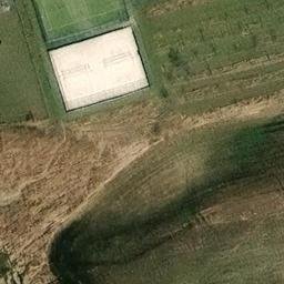 Sand Volleyball Court — aerial view