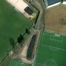 Sand Volleyball Court — aerial view