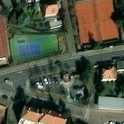 Volleyball Court near Praha — aerial view