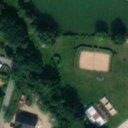 Sand Volleyball Court — aerial view