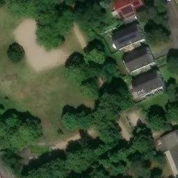 Sand Volleyball Court, Mainz — aerial view