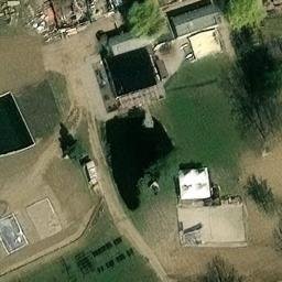 Sand Volleyball Court — aerial view