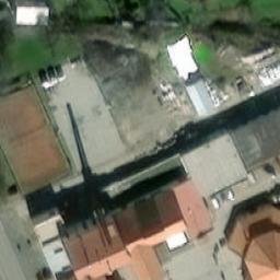 Volleyball Court near Kostelec nad Černými lesy — aerial view