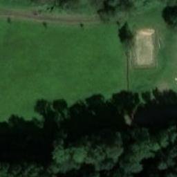 Sand Volleyball Court — aerial view