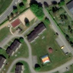 Sand Volleyball Court — aerial view