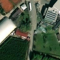 Sand Volleyball Court — aerial view