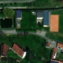 Sand Volleyball Court — aerial view