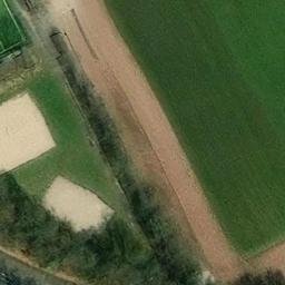 Sand Volleyball Court, Mainz — aerial view
