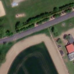 Sand Volleyball Court — aerial view