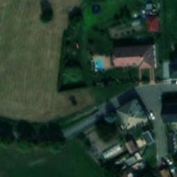 Volleyball Court near Chrudim — aerial view