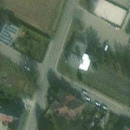 Sand Volleyball Court — aerial view