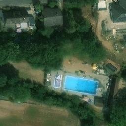 Sand Volleyball Court in Seibersbach, Rheinland-Pfalz — aerial view