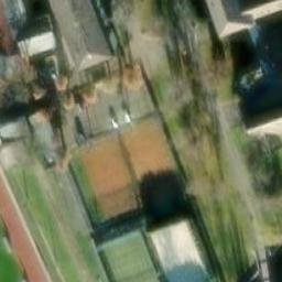 volejbalové hřiště — aerial view