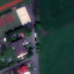 Sand Volleyball Court — aerial view