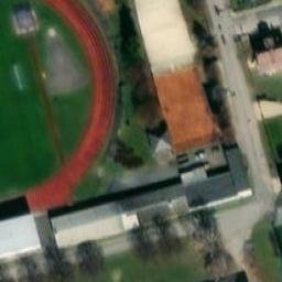 Sand Volleyball Court — aerial view