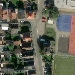 Sand Volleyball Court, Gau-Algesheim — aerial view