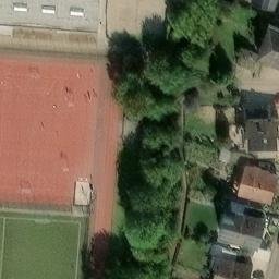 Sand Volleyball Court, Gau-Algesheim — aerial view