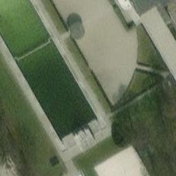 Sand Volleyball Court — aerial view