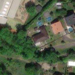 Volleyball Court near Kutná Hora — aerial view