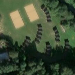 Sand Volleyball Court — aerial view