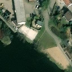 Sand Volleyball Court — aerial view