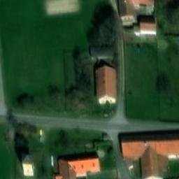 Volleyball Court near Řepníky — aerial view