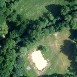 Volleyball Court, Bayreuth — aerial view