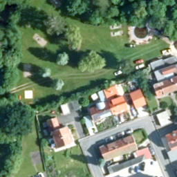 Volleyball Court, Bayreuth — aerial view
