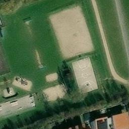 Sand Volleyball Court, Nackenheim — aerial view