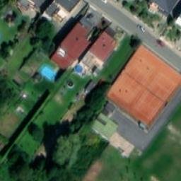 Sand Volleyball Court — aerial view
