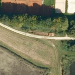 Sand Volleyball Court in Memmelsdorf, Bayern — aerial view