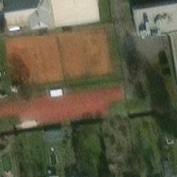 Sand Volleyball Court — aerial view