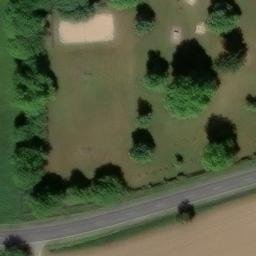 Volleyball Court, Schaafheim — aerial view