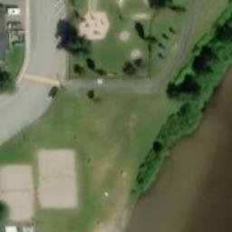 Chibougamau Beach Volleyball Court #2 — aerial view