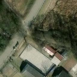 Sand Volleyball Court, Darmstadt — aerial view