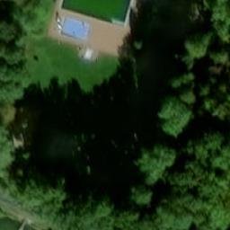 Sand Volleyball Court — aerial view